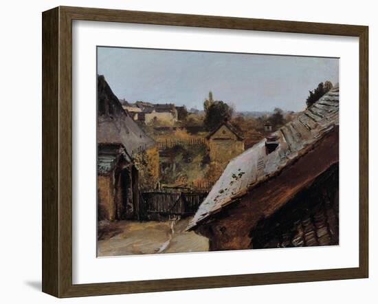 View of Roofs and Gardens, 1835-Carl Blechen-Framed Giclee Print