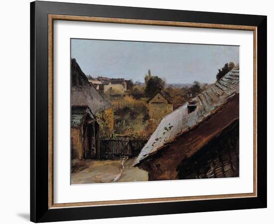 View of Roofs and Gardens, 1835-Carl Blechen-Framed Giclee Print