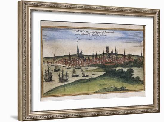 View of Rostock-Abraham Ortelius-Framed Art Print