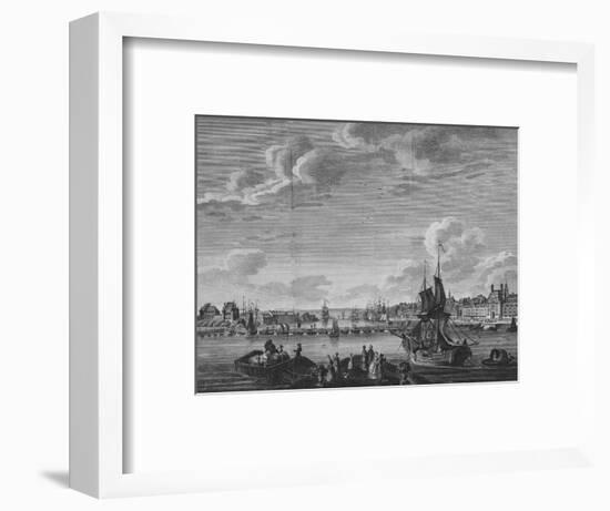 'View of Rouen', 1782-Unknown-Framed Giclee Print