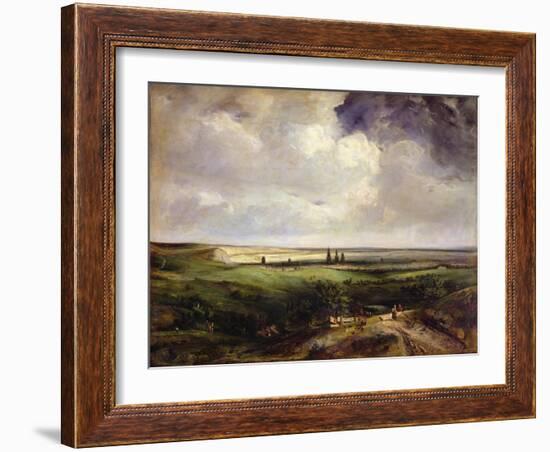 View of Rouen, 1831-Paul Huet-Framed Giclee Print