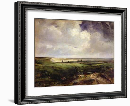 View of Rouen, 1831-Paul Huet-Framed Giclee Print