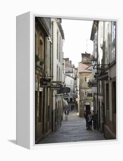 View of Rua Da Raina, Santiago De Compostela, Galicia, Spain-R H Productions-Framed Premier Image Canvas