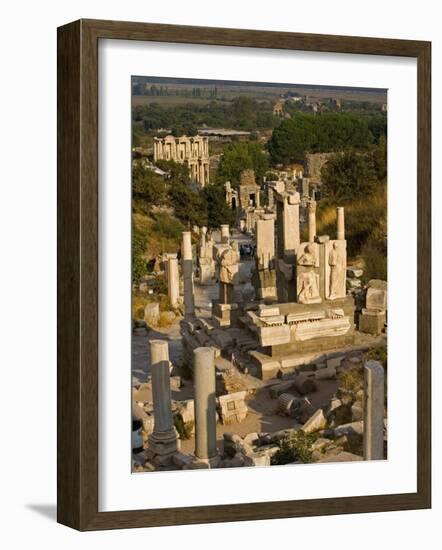 View of Ruins, Ephesus, Turkey-Joe Restuccia III-Framed Photographic Print