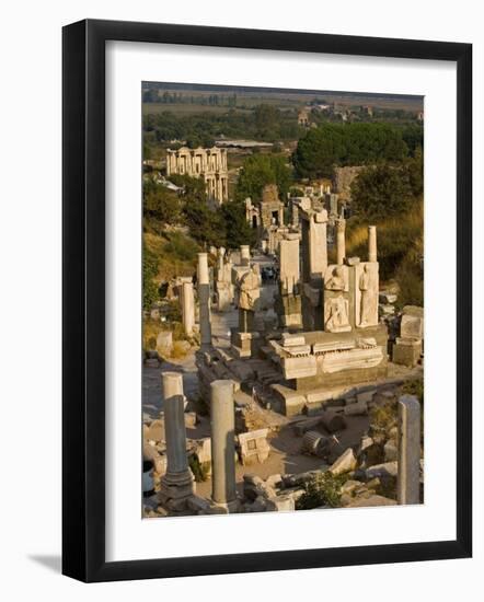 View of Ruins, Ephesus, Turkey-Joe Restuccia III-Framed Photographic Print