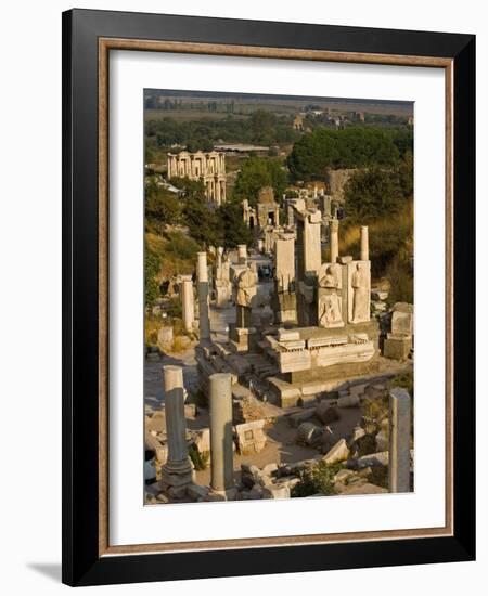 View of Ruins, Ephesus, Turkey-Joe Restuccia III-Framed Photographic Print