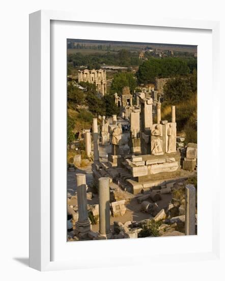 View of Ruins, Ephesus, Turkey-Joe Restuccia III-Framed Photographic Print