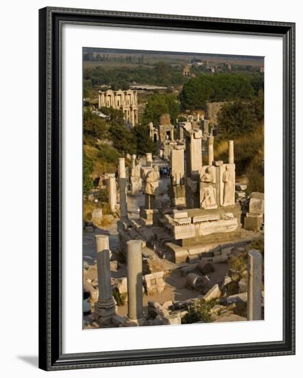 View of Ruins, Ephesus, Turkey-Joe Restuccia III-Framed Photographic Print