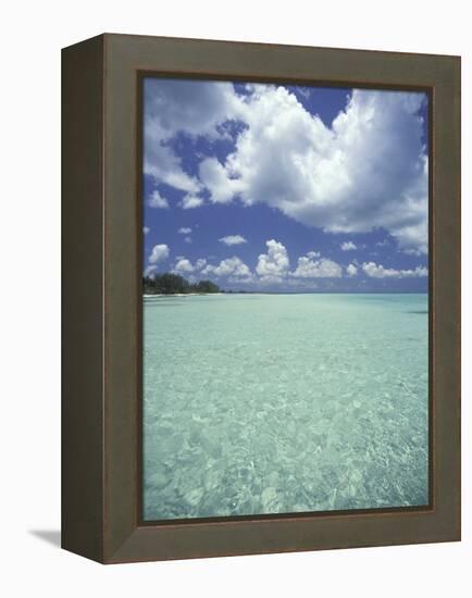 View of Rum Point on Grand Cayman, Cayman Islands, Caribbean-Robin Hill-Framed Premier Image Canvas