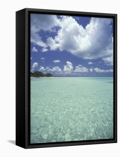 View of Rum Point on Grand Cayman, Cayman Islands, Caribbean-Robin Hill-Framed Premier Image Canvas