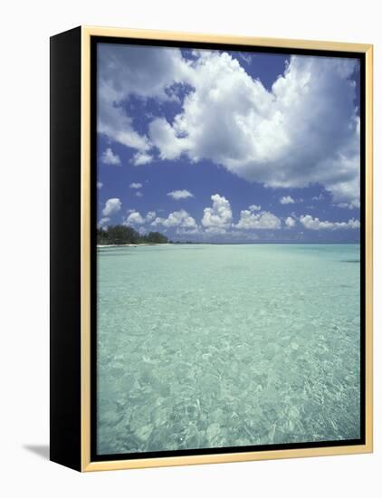 View of Rum Point on Grand Cayman, Cayman Islands, Caribbean-Robin Hill-Framed Premier Image Canvas