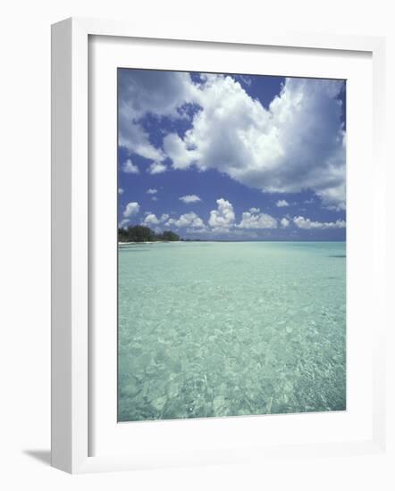 View of Rum Point on Grand Cayman, Cayman Islands, Caribbean-Robin Hill-Framed Photographic Print