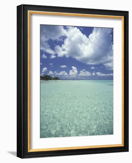 View of Rum Point on Grand Cayman, Cayman Islands, Caribbean-Robin Hill-Framed Photographic Print