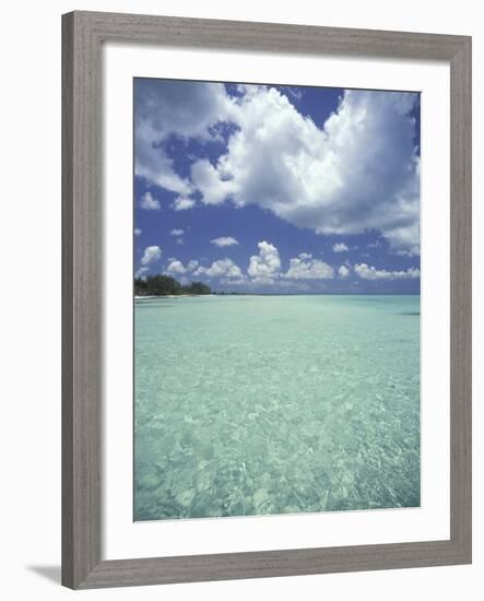 View of Rum Point on Grand Cayman, Cayman Islands, Caribbean-Robin Hill-Framed Photographic Print