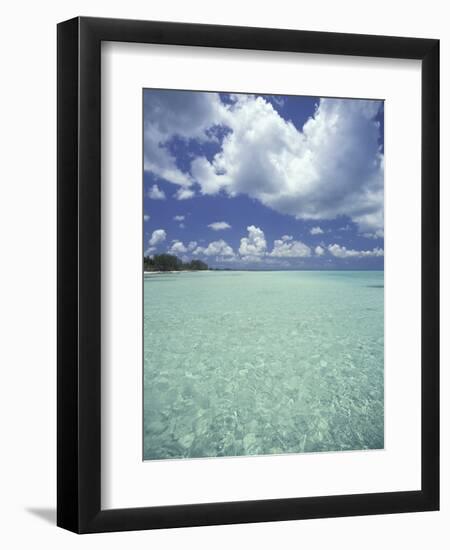 View of Rum Point on Grand Cayman, Cayman Islands, Caribbean-Robin Hill-Framed Premium Photographic Print