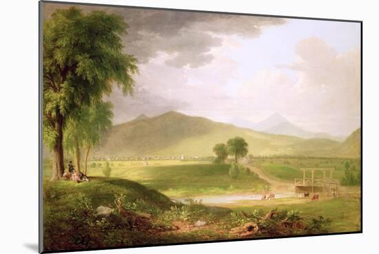 View of Rutland, Vermont, 1840-Asher Brown Durand-Mounted Giclee Print