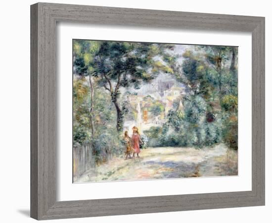 View of Sacre-Coeur, 1905-Pierre-Auguste Renoir-Framed Giclee Print