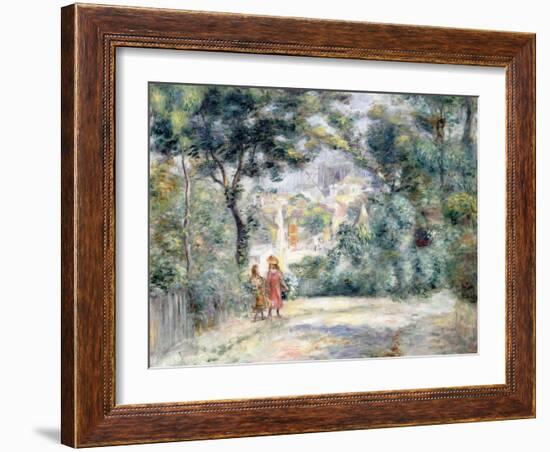 View of Sacre-Coeur, 1905-Pierre-Auguste Renoir-Framed Giclee Print