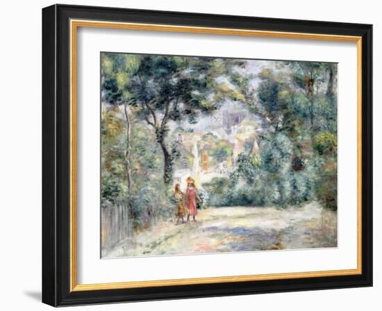 View of Sacre-Coeur, 1905-Pierre-Auguste Renoir-Framed Giclee Print