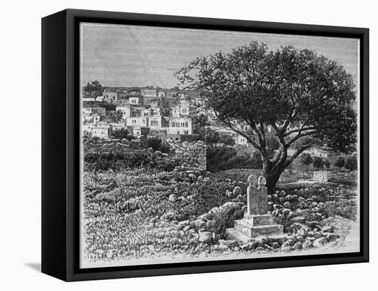 View of Safed, from 'La Syrie D'Aujourd'Hui. Voyages Dans La Phenicie, Le Liban Et La Judee.…-null-Framed Premier Image Canvas