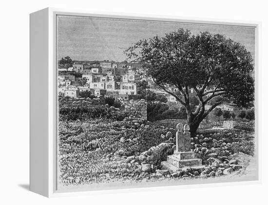View of Safed, from 'La Syrie D'Aujourd'Hui. Voyages Dans La Phenicie, Le Liban Et La Judee.…-null-Framed Premier Image Canvas