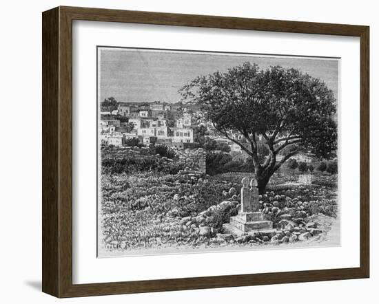 View of Safed, from 'La Syrie D'Aujourd'Hui. Voyages Dans La Phenicie, Le Liban Et La Judee.…-null-Framed Giclee Print