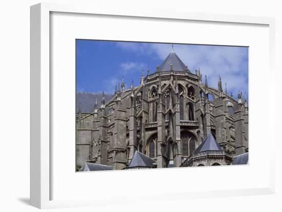 View of Saint Julien Cathedral, Le Mans, Pays De La Loire, France, 11th-15th Century-null-Framed Giclee Print