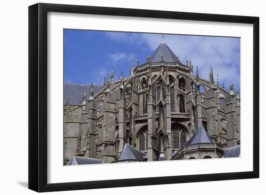 View of Saint Julien Cathedral, Le Mans, Pays De La Loire, France, 11th-15th Century-null-Framed Giclee Print