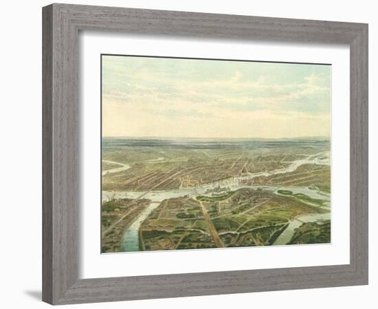 View of Saint Petersburg, 1870-null-Framed Giclee Print