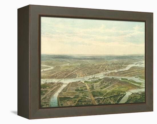 View of Saint Petersburg, 1870-null-Framed Premier Image Canvas