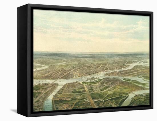 View of Saint Petersburg, 1870-null-Framed Premier Image Canvas