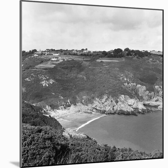 View of Saints Bay on the Island of Guernsey, 1965-Staff-Mounted Photographic Print