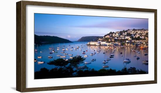 View of Salcombe harbour from Snape’s Point, South Devon, UK-Ross Hoddinott-Framed Photographic Print