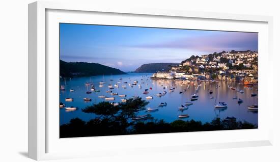 View of Salcombe harbour from Snape’s Point, South Devon, UK-Ross Hoddinott-Framed Photographic Print