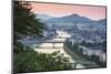 View of Salzach River, Salzburg, Austria, Europe-Jane Sweeney-Mounted Photographic Print