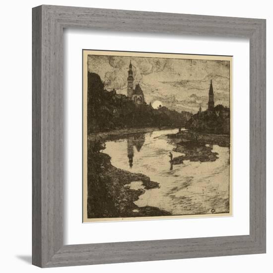 View of Salzburg II-null-Framed Art Print