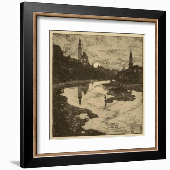 View of Salzburg II-null-Framed Art Print