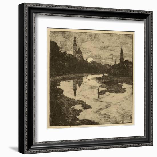 View of Salzburg II-null-Framed Art Print