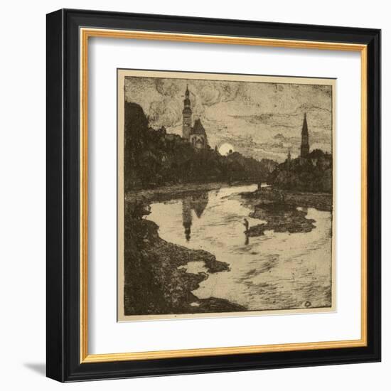 View of Salzburg II-null-Framed Art Print