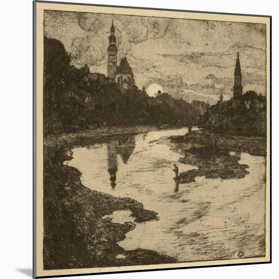 View of Salzburg II-null-Mounted Art Print