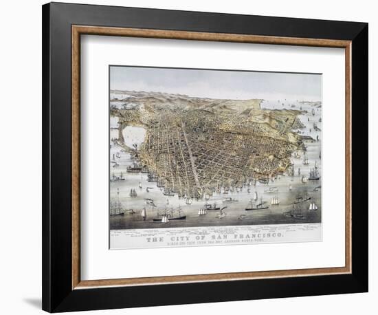 View of San Francisco, 1878-Currier & Ives-Framed Giclee Print