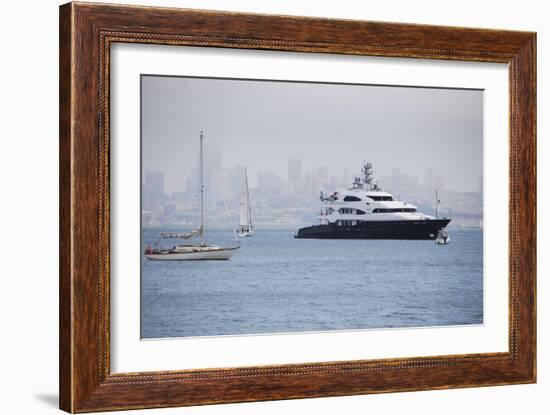 View of San Francisco from Sausalito, Marin County, California-Anna Miller-Framed Photographic Print