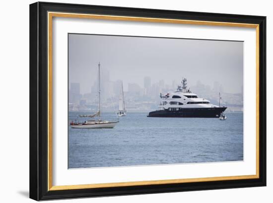 View of San Francisco from Sausalito, Marin County, California-Anna Miller-Framed Photographic Print