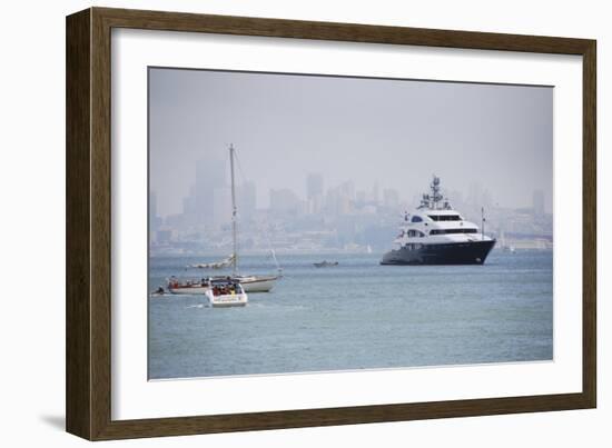 View of San Francisco from Sausalito, Marin County, California-Anna Miller-Framed Photographic Print