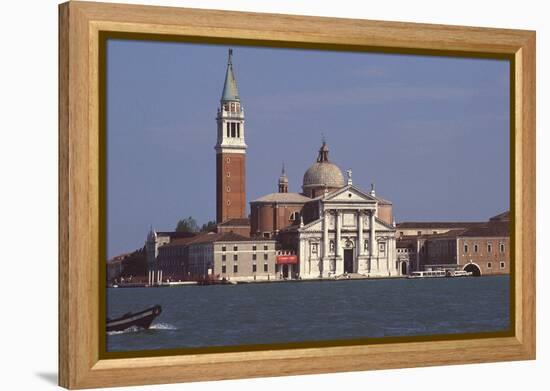 View of San Giorgio Maggiore, built by Andrea Palladio-null-Framed Premier Image Canvas