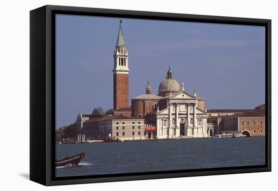 View of San Giorgio Maggiore, built by Andrea Palladio-null-Framed Premier Image Canvas