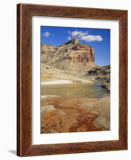 View of San Rafael Swell with Iron-Stained River, Utah, USA-Scott T. Smith-Framed Photographic Print