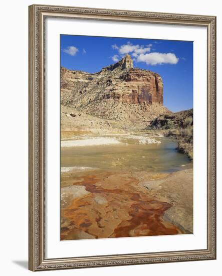 View of San Rafael Swell with Iron-Stained River, Utah, USA-Scott T. Smith-Framed Photographic Print