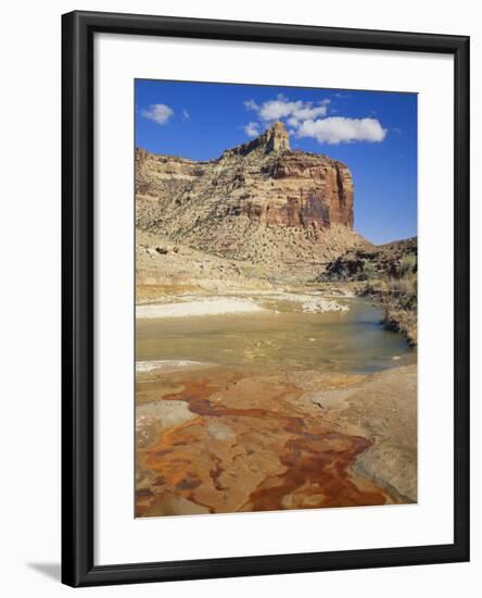 View of San Rafael Swell with Iron-Stained River, Utah, USA-Scott T. Smith-Framed Photographic Print