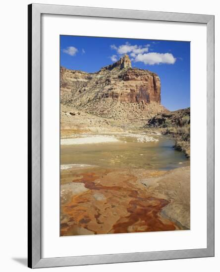 View of San Rafael Swell with Iron-Stained River, Utah, USA-Scott T. Smith-Framed Photographic Print